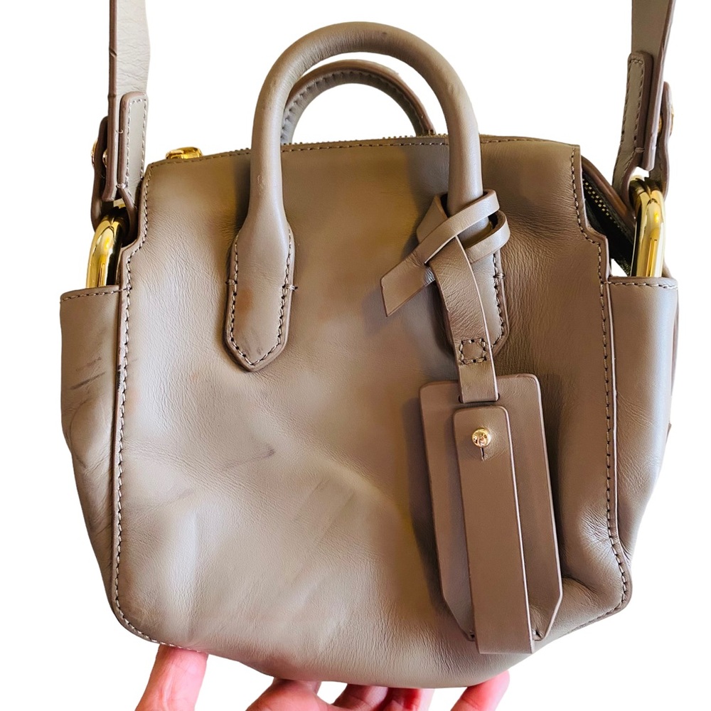 NWT J. Crew Harper Mini Satchel in Italian Leather